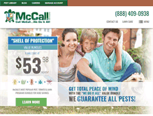 Tablet Screenshot of mccallservice.com