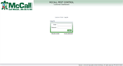 Desktop Screenshot of customer.mccallservice.com